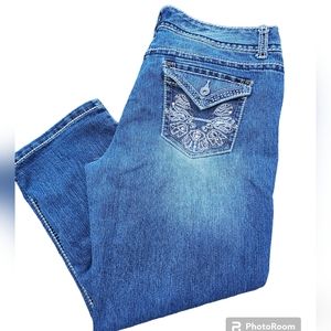 Womens Capri Cropped Pants Jeans Nine West 14